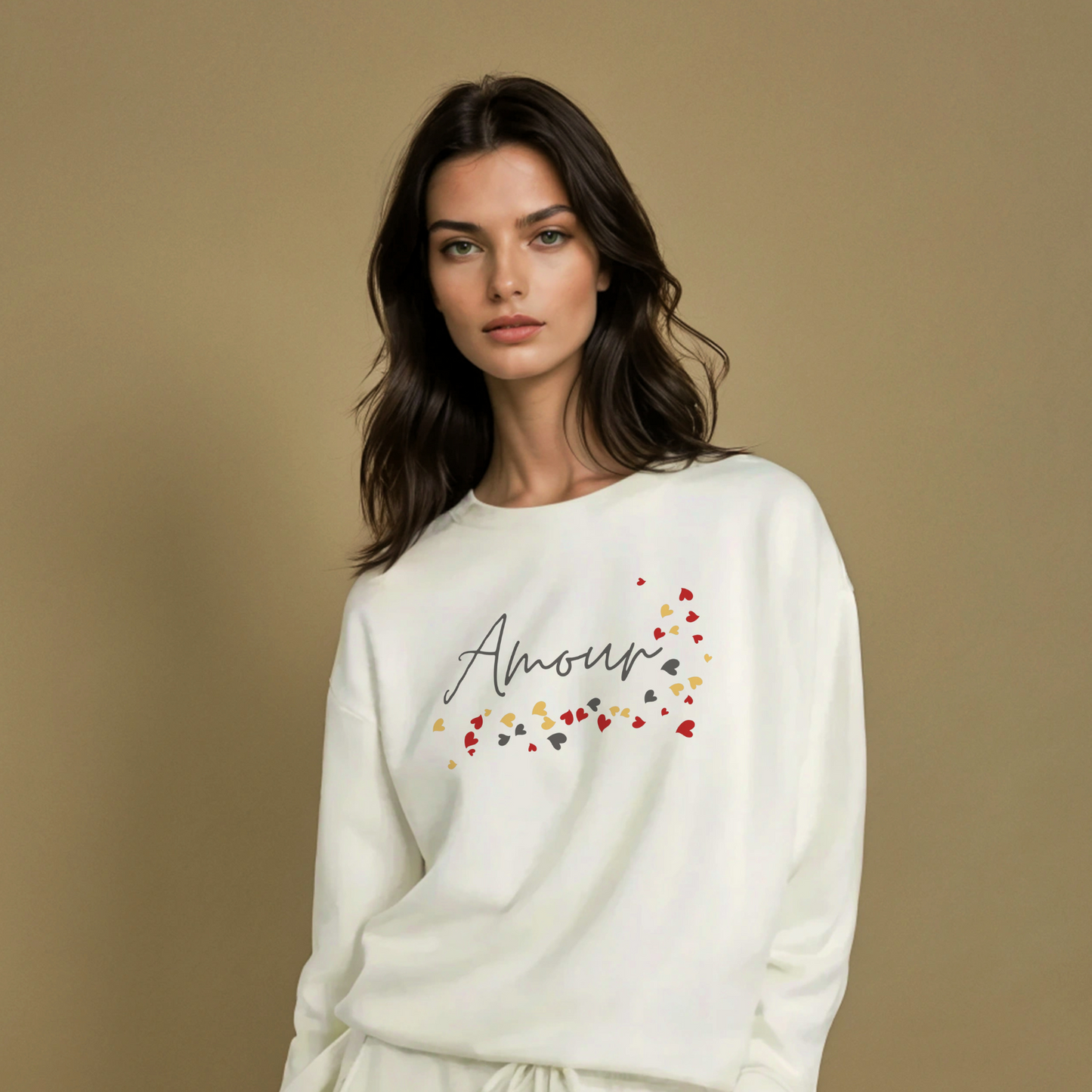 Amour Sweatshirt · White