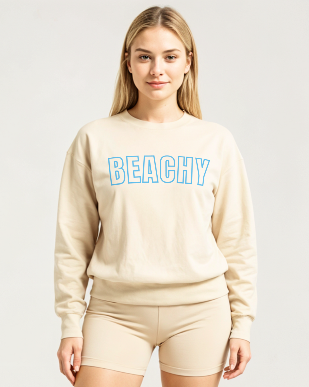 Beachy Sweatshirt · Sand