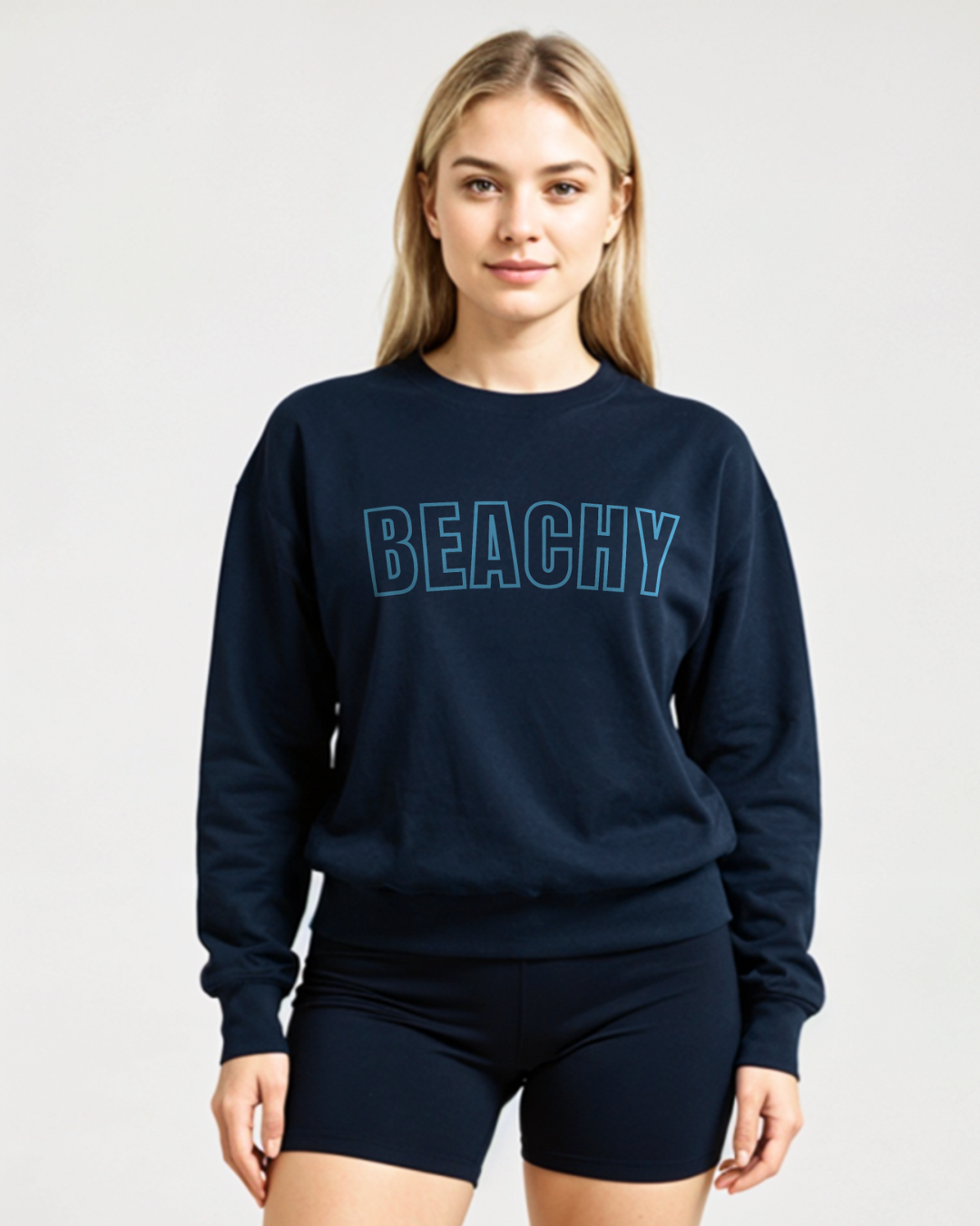 Beachy Sweatshirt · Navy