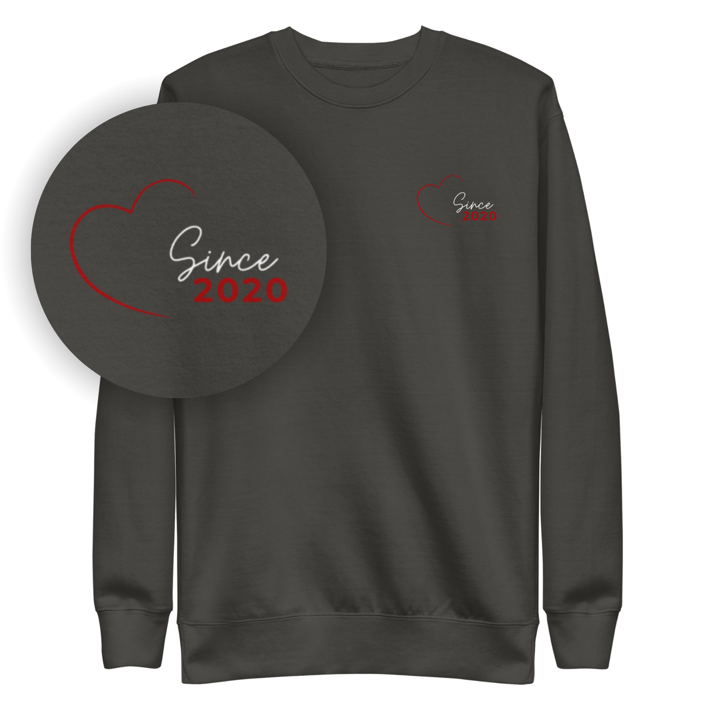Loved Since Sweatshirt · Vintage Black