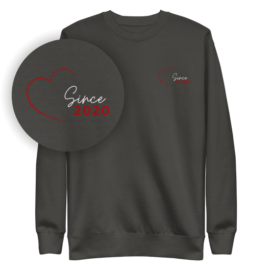 Loved Since Sweatshirt · Vintage Black
