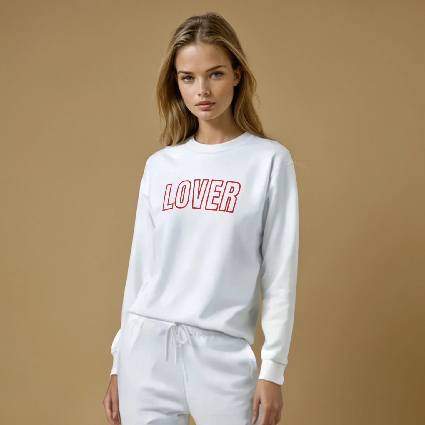 Lover Sweatshirt · White