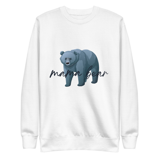 Mama Bear Sweatshirt · White