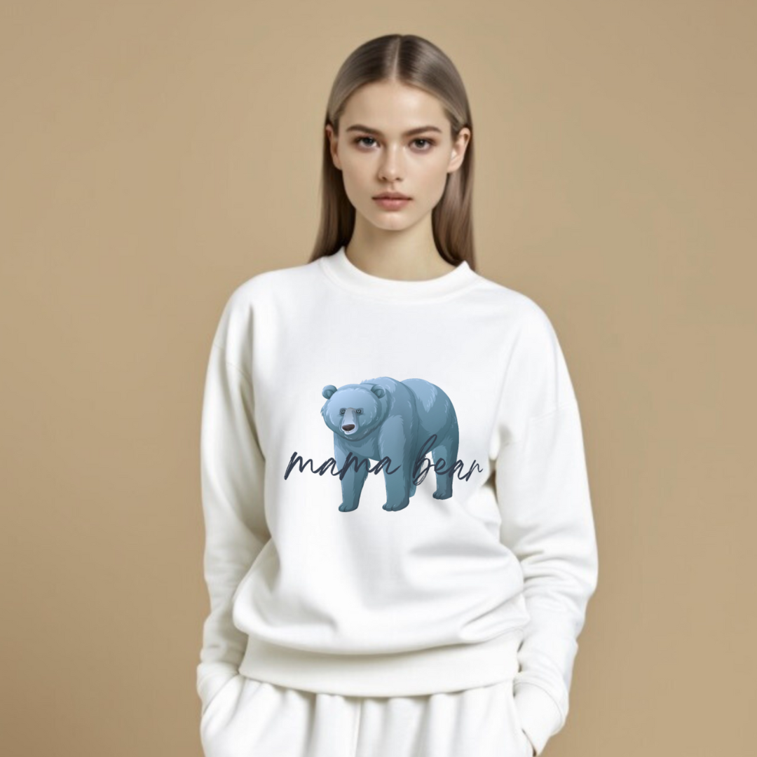Mama Bear Sweatshirt · White