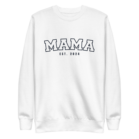 Mama Est. Sweatshirt · White