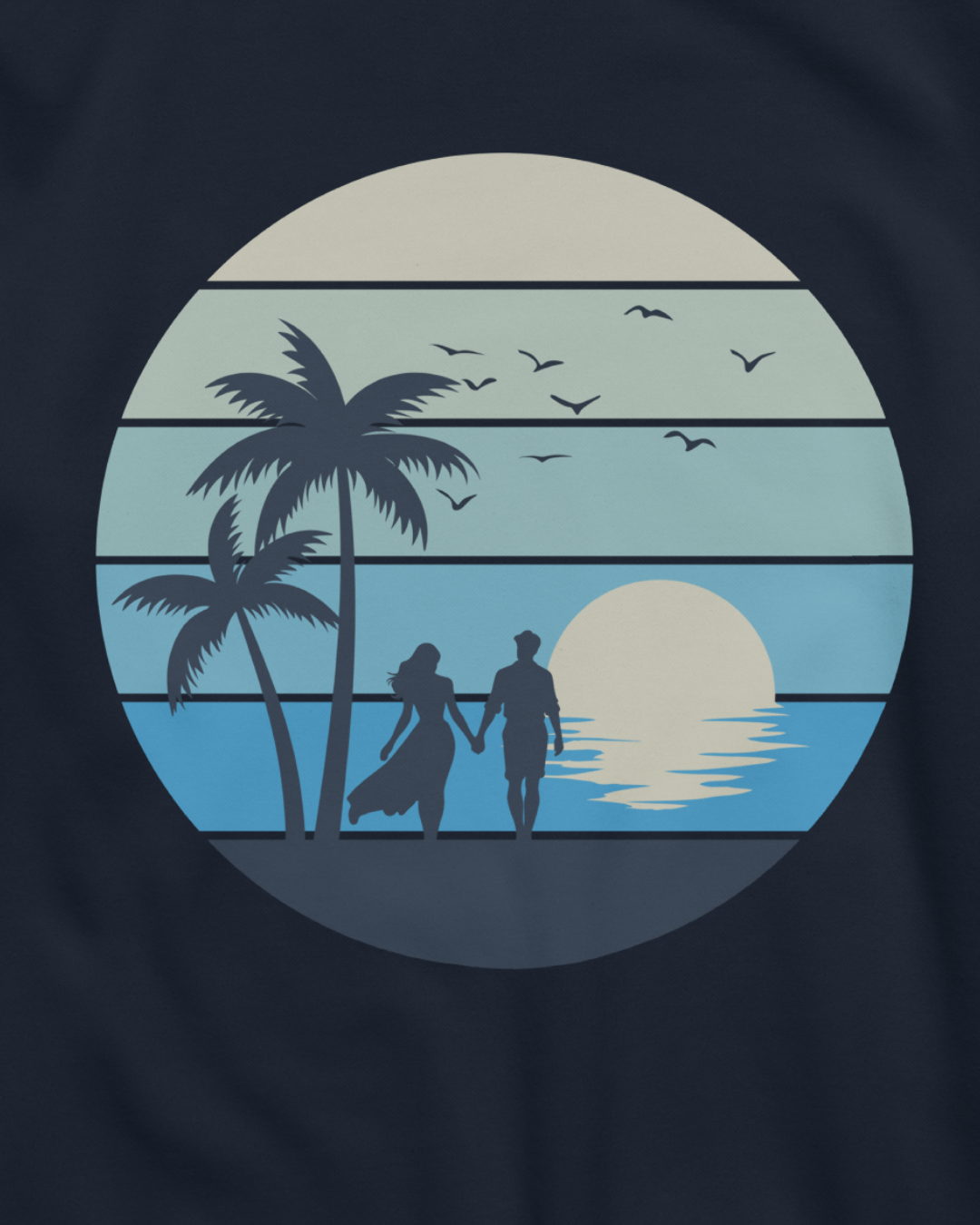 Retro Romantic Sweatshirt · Navy
