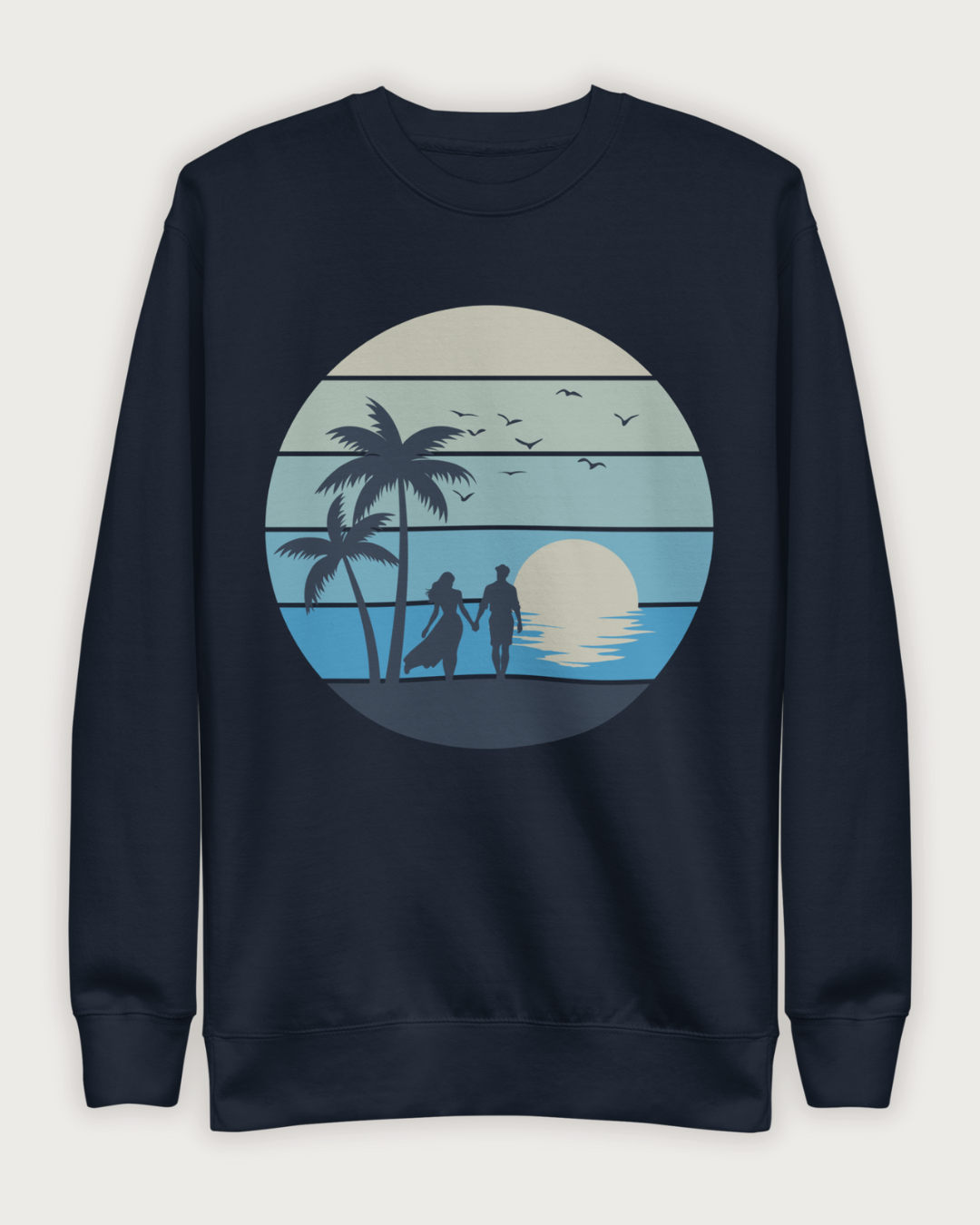 Retro Romantic Sweatshirt · Navy
