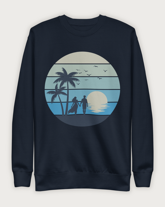 Retro Romantic Sweatshirt · Navy