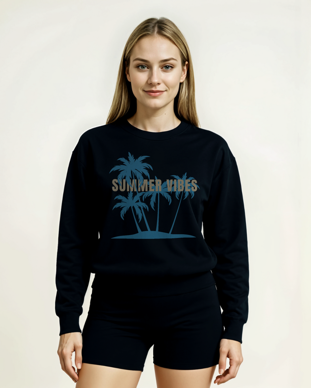Summer Vibes Sweatshirt · Navy